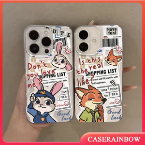 Dành Cho Redmi A3 13C 9A 12 12C 13 10A 10C 10 9T 90 14C 9 NFC A1 A2 Redmi Note 14 10s 11s 12 9 10 13 11 8 Pro POCO M3 Ngọt Ngào Dễ Thương Báo Chữ Cặp Đôi Nick Judy Trong Suốt Bao da