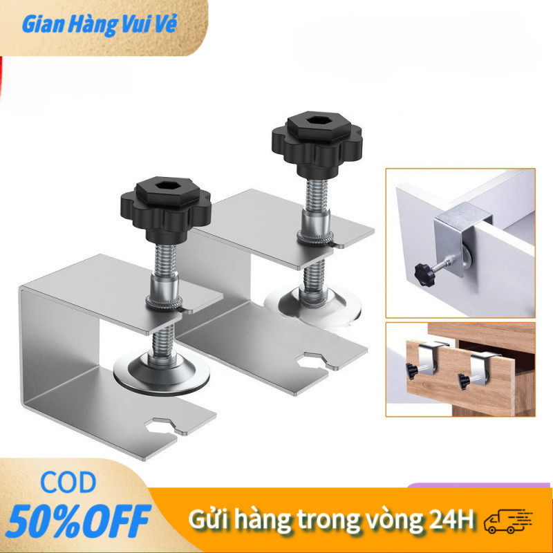 【24H】Dụng Cụ Cố Định Mặt Hộc Ngăn Kéo, Kẹp Phẳng, Định Vị Chuẩn, Thích Hợp Cho Gỗ Công Nghiệp, Lắp Ráp Nhanh Chóng