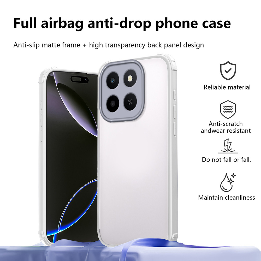 Ốp lưng Honor X6C Vỏ bảo vệ bốn góc Vỏ trong suốt cho vỏ điện thoại Honor X6C