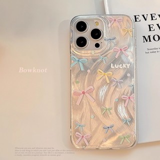 Ốp Lưng Cho iPhone 17 15 13 11 12 14 16 Pro Max XR X XS Max 14 16 8 7 Plus SE 2020 Air Vỏ bảo vệ đính đá nơ nhiều màu