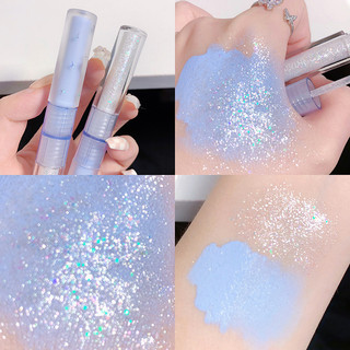 Phấn mắt dạng lỏng hai đầu Matte Eye Makeup Brightening Lying Silkworm Liquid Tears Drop Makeup Beauty Fine Shining Stars