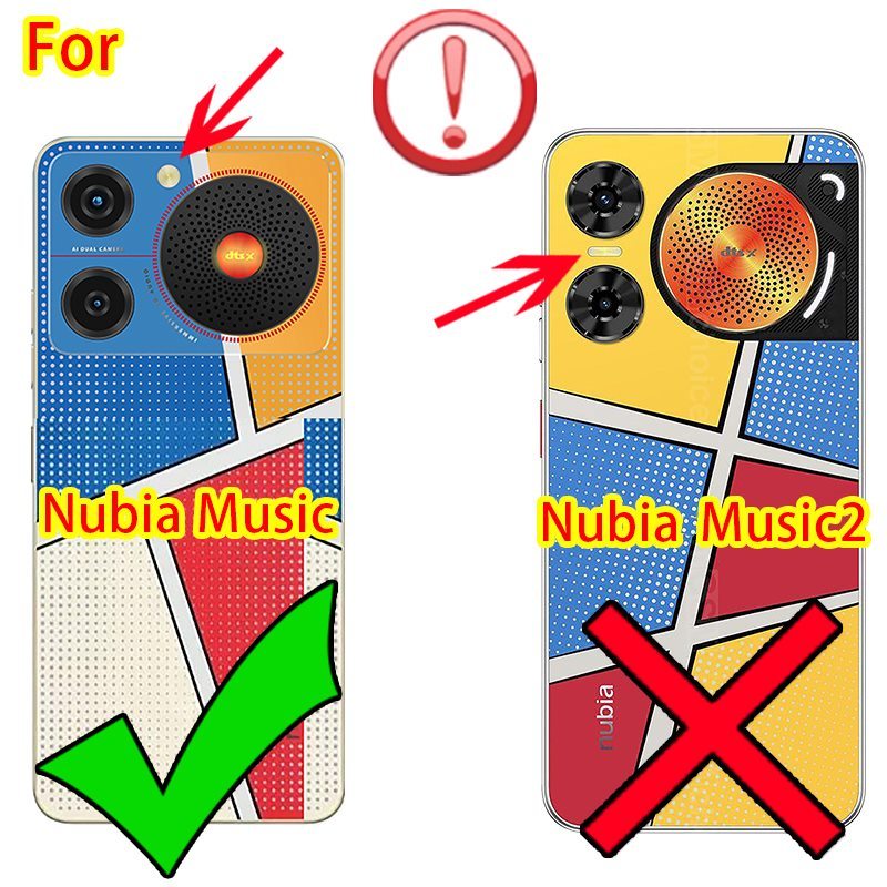 Ốp Điện Thoại Bảo Vệ TPU Cho ZTE Nubia Music Soft case Hoạt Hình Dễ Thương Bền Ốp Lưng Chống Sốc Tranh Sơn Dầu Chống Thấm Nước Thiết Kế Thời Trang Bọc Toàn Bộ Chống Bụi Bẩn Chống Bụi Bẩn