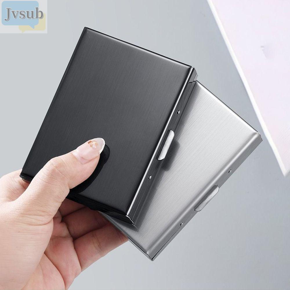 Chủ thẻ ID JVSUB, Hộp đựng thẻ tín dụng chống RFID mỏng, Thời trang 6 / 10 Khe cắm Ví ngắn không gỉ Du lịch