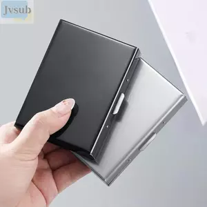 Chủ thẻ ID JVSUB, Hộp đựng thẻ tín dụng chống RFID mỏng, Thời trang 6 / 10 Khe cắm Ví ngắn không gỉ Du lịch