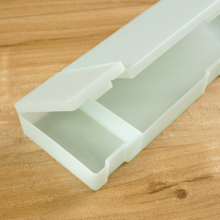 💦Phong Cách Nhật Bản Đơn Giản Mờ Hộp Văn Phòng Phẩm Muji Nhỏ Phong Cách Tươi Hộp Đựng Bút Chì 69R
