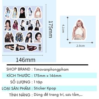 Sticker Kpop Cắt Sẵn Niêm Phong Trang Trí Điện Thoại Sổ Tay Decor Sưu Tầm Cute Timo ST24