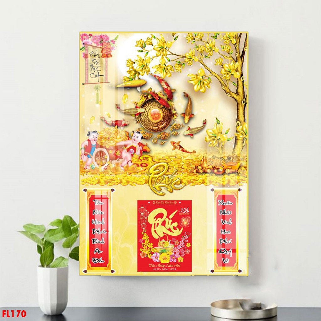 Lịch Tết 2026 - Đốc Lịch Mạ Gương "Mã Đáo Thành Công" - Trang Trí Tâm Linh cho Ngày Xuân - Top Decor