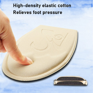 1 Cặp Miếng Lót Chân Trước Nửa Đế Điều Chỉnh Kích Thước Đế Giày Thoải Mái Chống Trơn Trượt Cho Sneaker Cao Gót