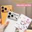 2 Cái Một Bộ Dễ Thương Rỗng Ra Lấp Lánh Miếng Dán Cho IPhone 17ProMax 17Pro Ống Kính Phim Mềm