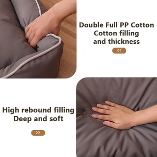 [DELION] Giường cho chó chống nước 600D Giường cho chó cưng Oxford dành cho tất cả các mùa dày bằng vải PP làm đầy bông chống cắn Phụ kiện cho chó