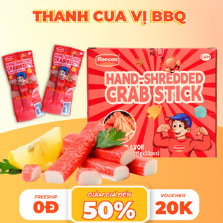 Hộp Thanh Cua (20 gói*15G) Tẩm vị ăn liền - siêu ngon, bổ dưỡng