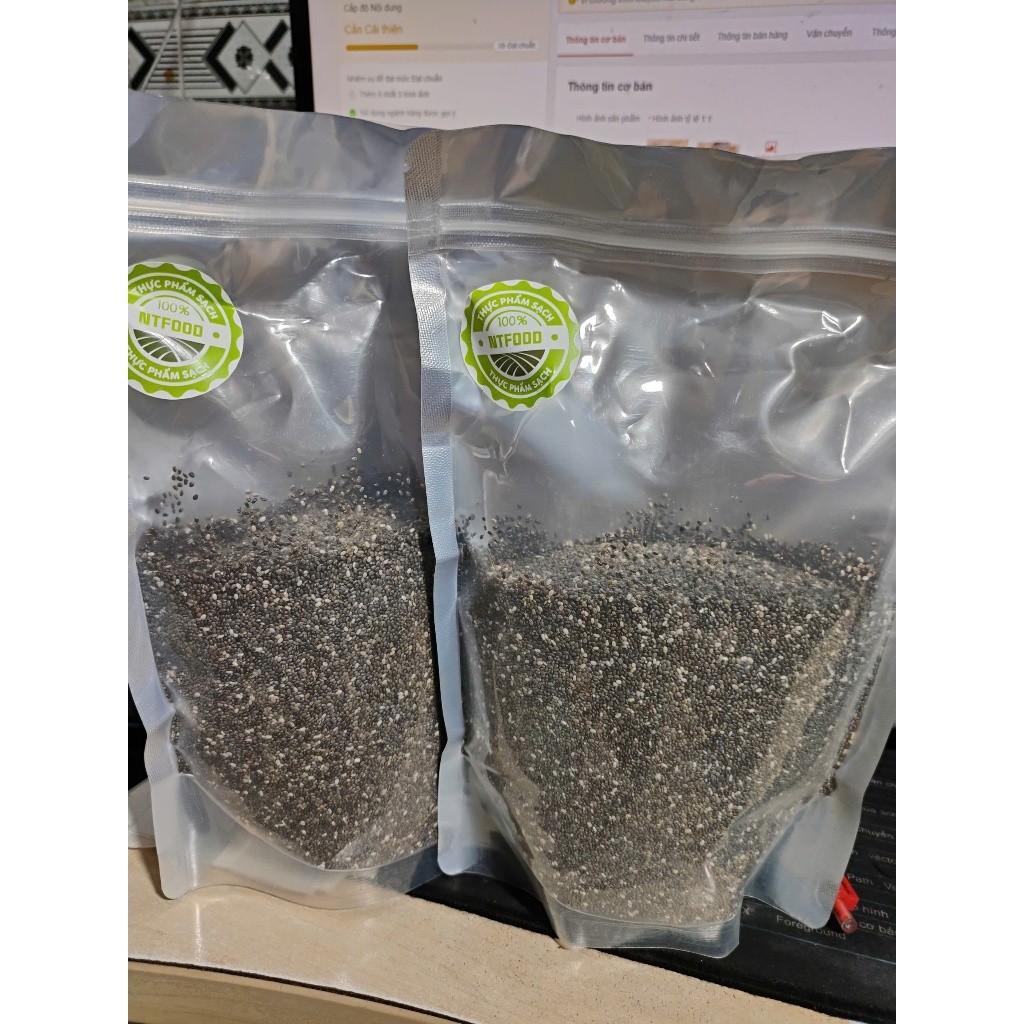 1kg Hạt Chia Úc Triết Từ Hạt Chia Nhập Khẩu Chuẩn Organic -Chất Lượng Sạch Đều Đẹp Ăn Kiêng