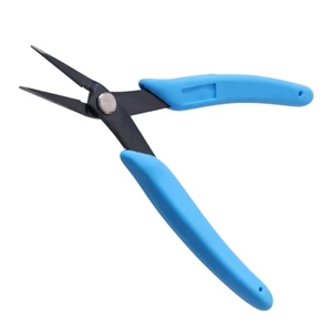 SA Kìm làm việc tinh tế Đầu nhọn mịn 5 inch Thép Carbon Xây dựng Thủ công Trang sức Sửa chữa Tay cầm điều khiển nâng cao