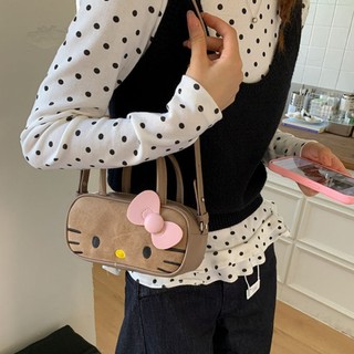 Túi xách Kitty dễ thương GC2 với thiết kế độc đáo dành cho nữ Túi đeo chéo Mini da lộn thời trang CG2