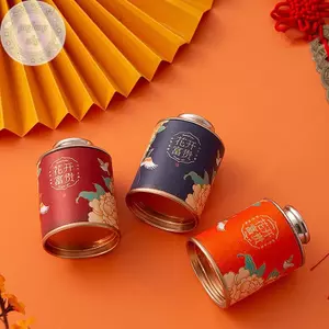 PUSKY 2024 Mini Rỗng Trà Thiếc Có Thể Hộ Gia Đình Trà Đen Xanh Kín Bình Di Động Nhà Nhỏ Trà Bao Bì Hộp Bảo Quản Bình VN