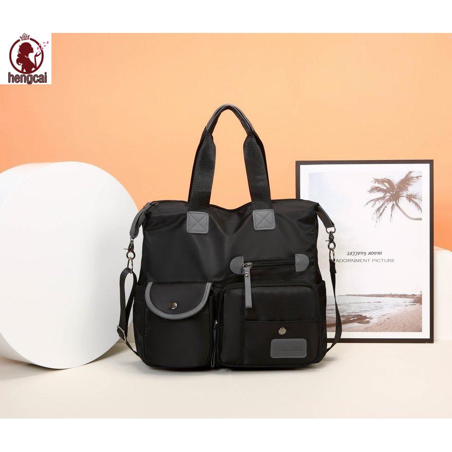 Túi đeo vai dung tích lớn - Túi Nylon ngang chuyển đổi có tay cầm có thể điều chỉnh