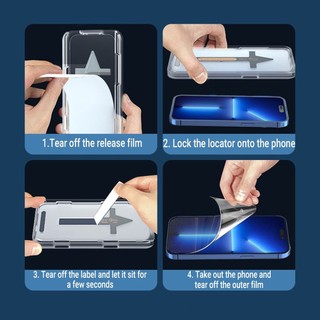 Dễ dàng cài đặt Hd / Bảo vệ màn hình kính cường lực riêng tư cho iPhone 11 12 13 14 15 16 17 Pro Max XS XR