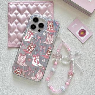Ốp Lưng Giày Nơ Dây Xích Thời Trang Cho OPPO A5i A20 A40 A60 A17 A17K 4G A5 A3 A5i Pro A5 A5X A3 A3X A80 A60 A79 5G 4G A15 A15S A35 Ốp Điện Thoại Trong Suốt Cho Bé Gái