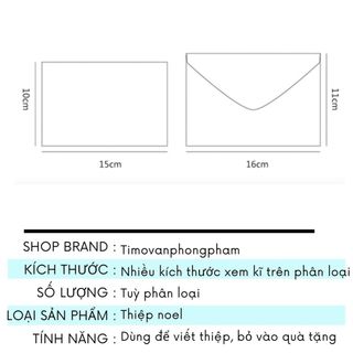 Thiệp Noel Giáng Sinh Giấy Viết Tay Chúc Mừng Merry Christmas Siêu Xinh Nhiều Mẫu Tổng Hợp Timo GQ70