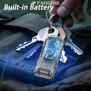 Đèn Pin FANGHUI COB Móc Khóa - Đa Chức Năng, Sạc USB, Dùng Ngoài Trời