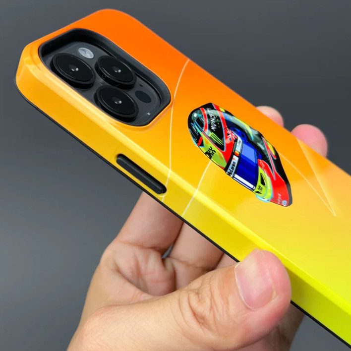 Ốp điện thoại mũ bảo hiểm Oscar Piastri 2025 thích hợp cho iPhone17 16Pro 16e 15ProMax 14Pro 13 12 13mini Samsung S24 S22 S25 2in1 ốp lưng cứng bóng