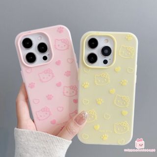 Ốp Lưng Cho Iphone 16 17 13 12 15 14 11 Pro Max Air XR XS X Max 8 6 14 15 6s 7 Plus Hoạt Hình Ngọt Ngào Dễ Thương HelloKitty Màu Kẹo Mới 2 Trong 1