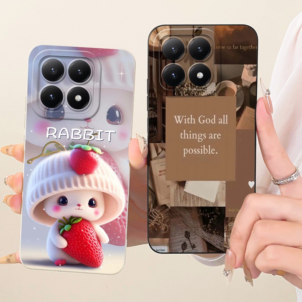 Dành Cho Xiaomi 15T 5G Ốp Lưng Thời Trang Sang Trọng Hoạt Hình Dễ Thương Vỏ Silicon Sơn Ngộ nghĩnh 25069PTEBG