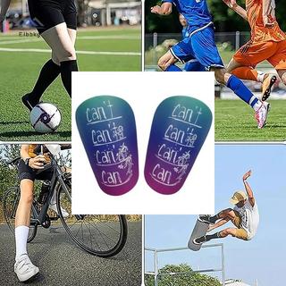 ELBBKG 1 Cặp Bóng Đá Shin Pad Chống Mài Mòn Chống Sốc Bảo Vệ Chân Nhẹ Di Động Huấn Luyện Chân Ban Mới