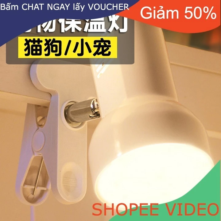 (Ship2tuan) Chụp đèn cho thú cưng bò sát Giá đỡ đèn cho chó mèo Vẹt HAMSTER THỎ Đèn sưởi ấm máy sưởi đèn sưởi