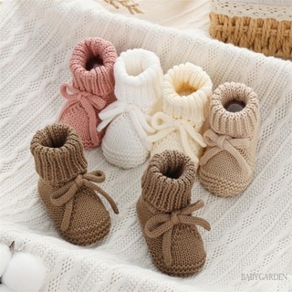 0-12 tháng Bé Trai Bé Gái Giày Dệt Kim Đế Mềm Đầu Tiên Thoải Mái Trong Nhà Booties