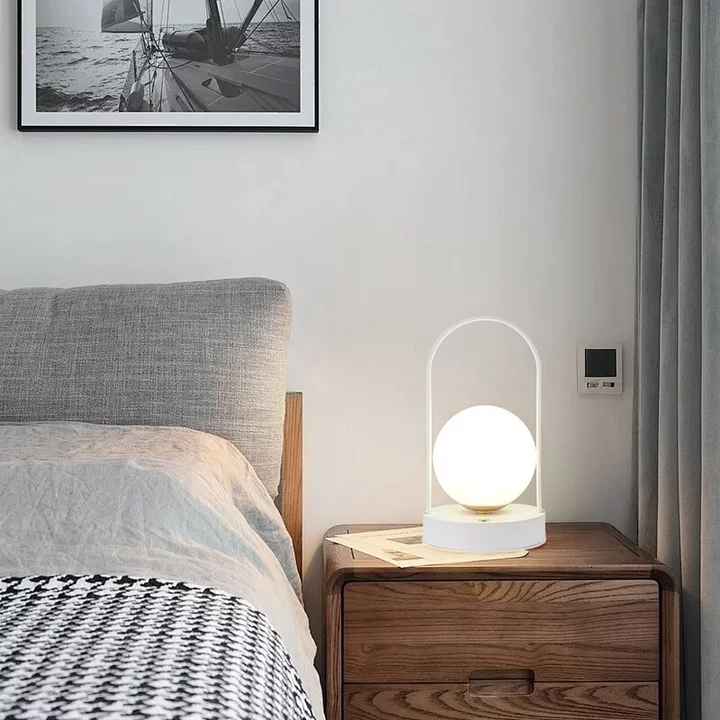 OHMK Đèn đường, đèn cắm trại, đèn đầu ngoài trời, đèn ngủ, đèn bàn, đèn ngủ phòng ngủ, đèn di động, phong cách Bắc Âu hi