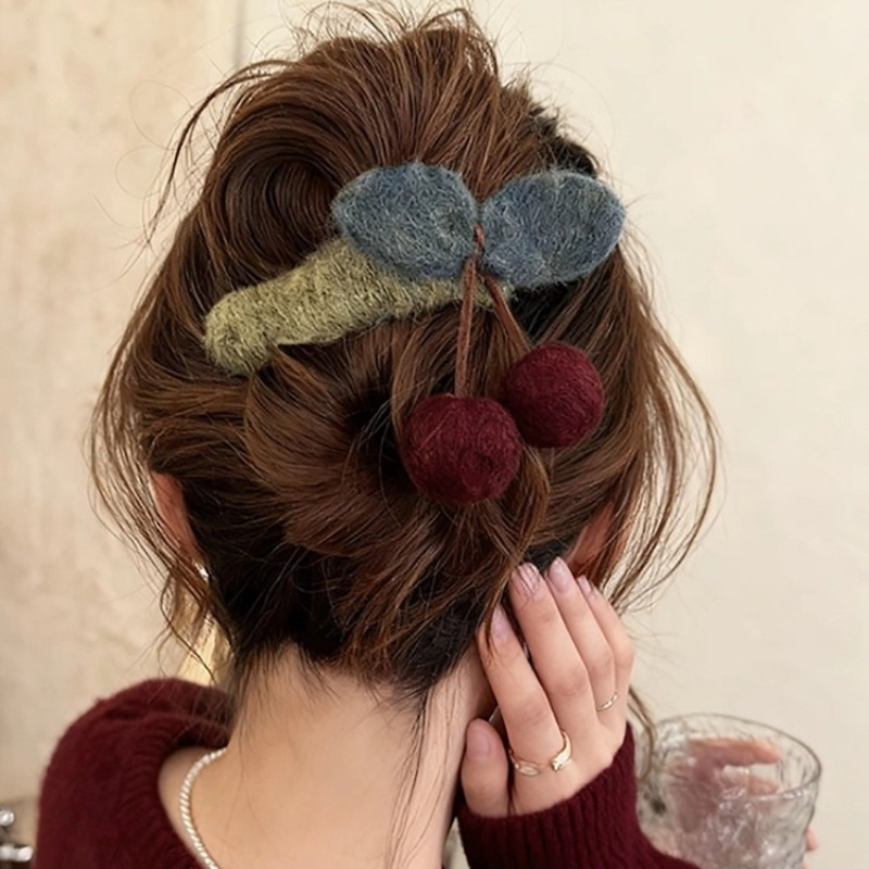 Thời trang kẹp tóc nữ cao cấp cho thu đông, phù hợp làm quà tặng sinh viên