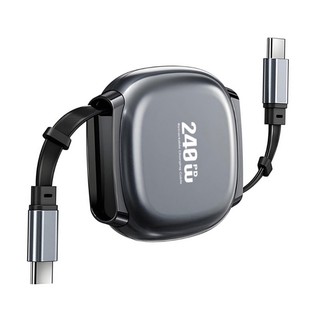 Cáp sạc nhanh có thể thu vào đa năng JOJO Công suất 240W với độ căng hai chiều Điều chỉnh 4 cấp di động cho thiết bị