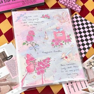 Bọc Sổ A5 Trong Suốt Bìa Sách Bảo Vệ Binder Timo VPBL15-M13
