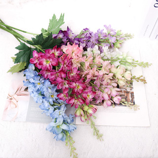 Hoa Giả Larkspur Delphinium Phi Yến Lụa 73cm Decor Trang Trí Nhà Cửa Đám Cưới Phòng Khách Cây Nhánh Dài Cao Cấp Đẹp Chân Thật Vintage Bắc Âu Ins DIY Sắp Xếp Đạo Cụ Chụp Ảnh Studio Ban Công Văn Phòng Quà Tặng Sang Trọng Nội Thất Không Gian Sống Tiệc Tùng