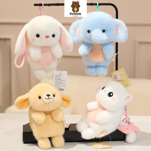 Rytanda Mô Phỏng Voi Mèo Chim Cánh Cụt Thỏ Gấu Sang Trọng Đồ Chơi Thỏ Sang Trọng Móc Khóa Động Vật Mặt Dây Chuyền Búp Bê Cho Trẻ Em Bạn Gái Năm Mới Trang Trí Phòng Ngủ Giáng Sinh Quà Tặng Sinh Nhật