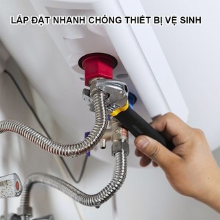 Mỏ Lết Đa Năng Deli Cao Cấp 8 Inch - Tiện Dụng Cho Công Việc Sửa Chữa - Chất Liệu Thép Chống Ăn Mòn Chắc Chắ..