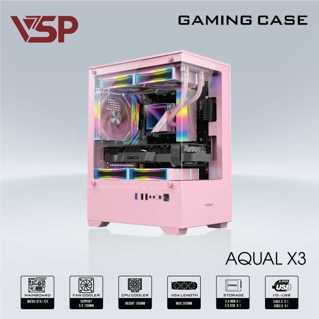 Vỏ Case VSP AQUAL X3 PINK | Shopee Việt Nam