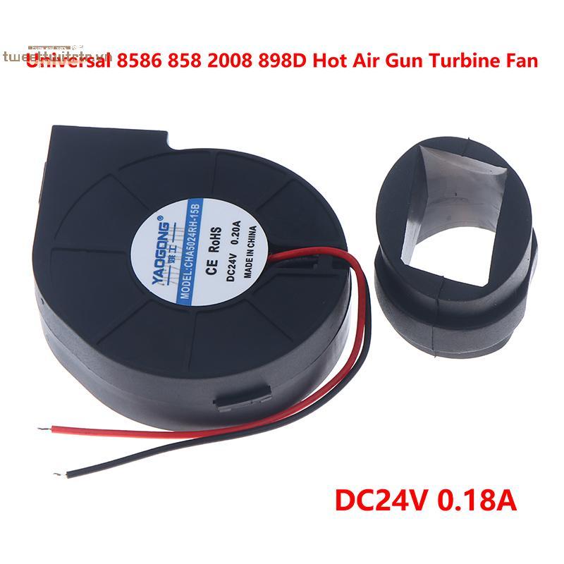 TRTR Universal 8586 858 898D Quạt tuabin không khí nóng 24V Máy thổi không chổi than có tay áo cao su cố định VN