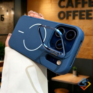 Ốp điện thoại bảo vệ ống kính cao cấp cho IPhone 17 Pro Max 17Air 11 12 13 14 15 16 Pro Max Plus Vỏ từ tính silicon Vỏ chống sốc