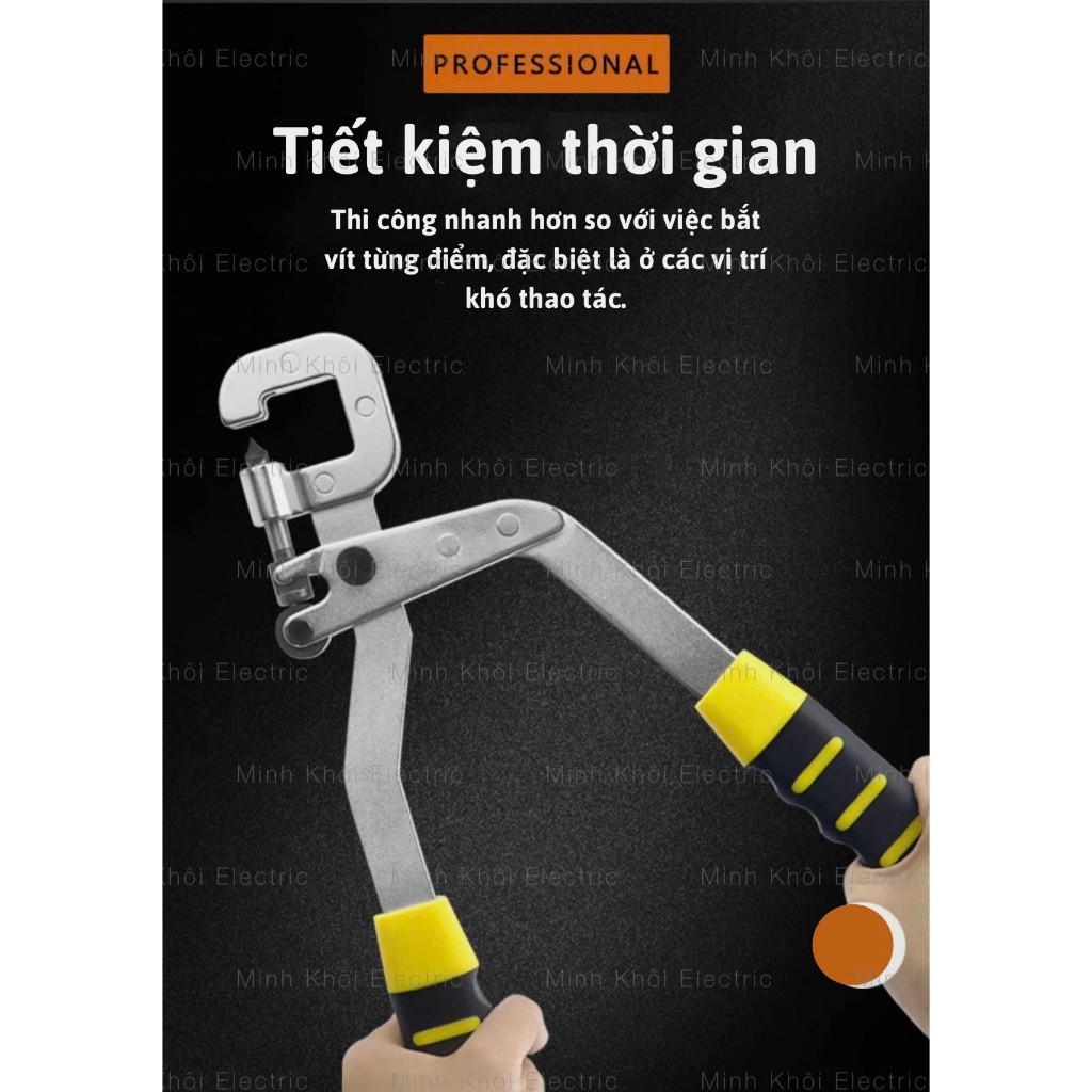 Kìm bấm xương cá thạch cao HR-612,kìm bấm khung xương thạch cao,kìm bấm keel,kìm bấm khung trần kìm bấm liên kết xương