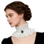 ONE Victoria Punk Ren Cổ Trang Trí Cổ Đứng Ruffle Cổ Áo Cho Halloween