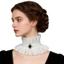 ONE Victoria Punk Ren Cổ Trang Trí Cổ Đứng Ruffle Cổ Áo Cho Halloween