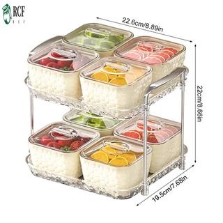 Khay Trái Cây Có Nắp Và Chia Cho Hạt Kẹo Đồ Ăn Nhẹ Nhà Bếp Phòng Khách Bàn Tổ Chức