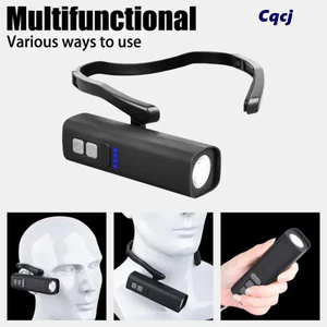 Đèn kẹp tai CQCJ chống nước IPX4, sạc lại được, điều chỉnh được - Perfect cho đi bộ đường dài