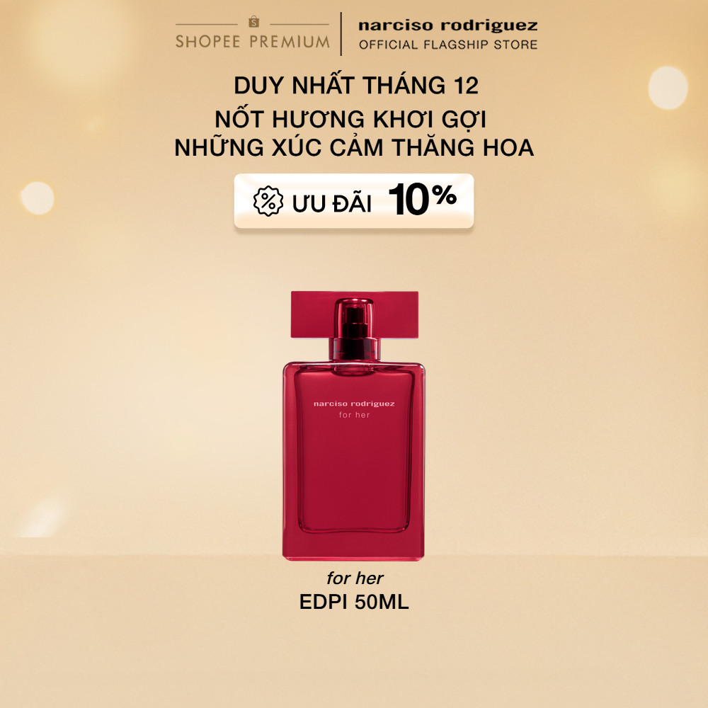 [THÁNG 12 | ƯU ĐÃI ĐẾN 21%] Nước Hoa nữ Narciso Rodriguez For Her Eau De Parfum Intense 50ml