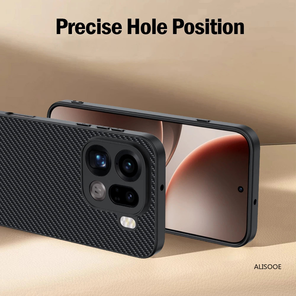 Da Funda Cho OPPO Find X9 X9 Pro Ốp Lưng Họa Tiết Sợi Sang Trọng PU-Leather Bảo Vệ Vỏ Chống Sốc Capa
