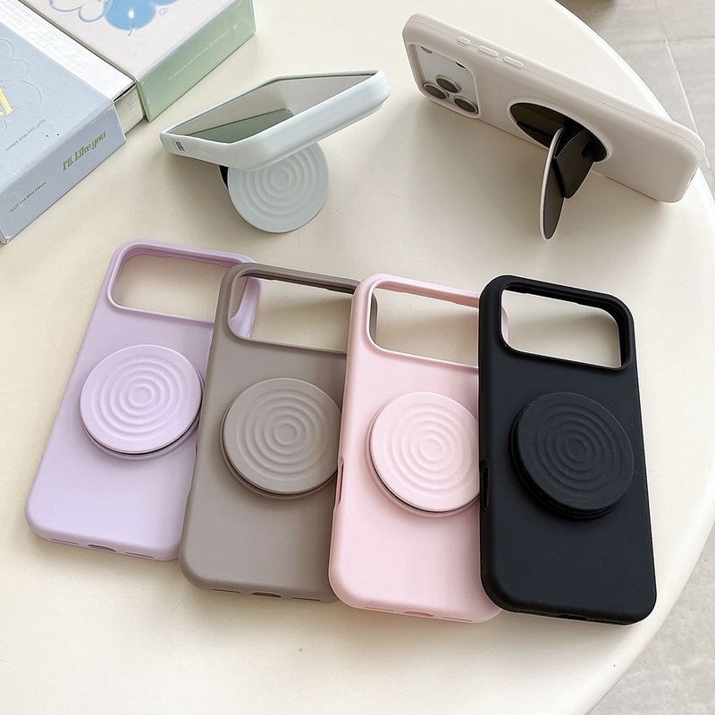 Boyang Chính Hãng Gấp Giá Đỡ Silicon Ốp Lưng Điện Thoại Lười Đuổi Phim Truyền Hình Tiện Dụng Dụng Cụ Thích Hợp Cho iphone17air16pro