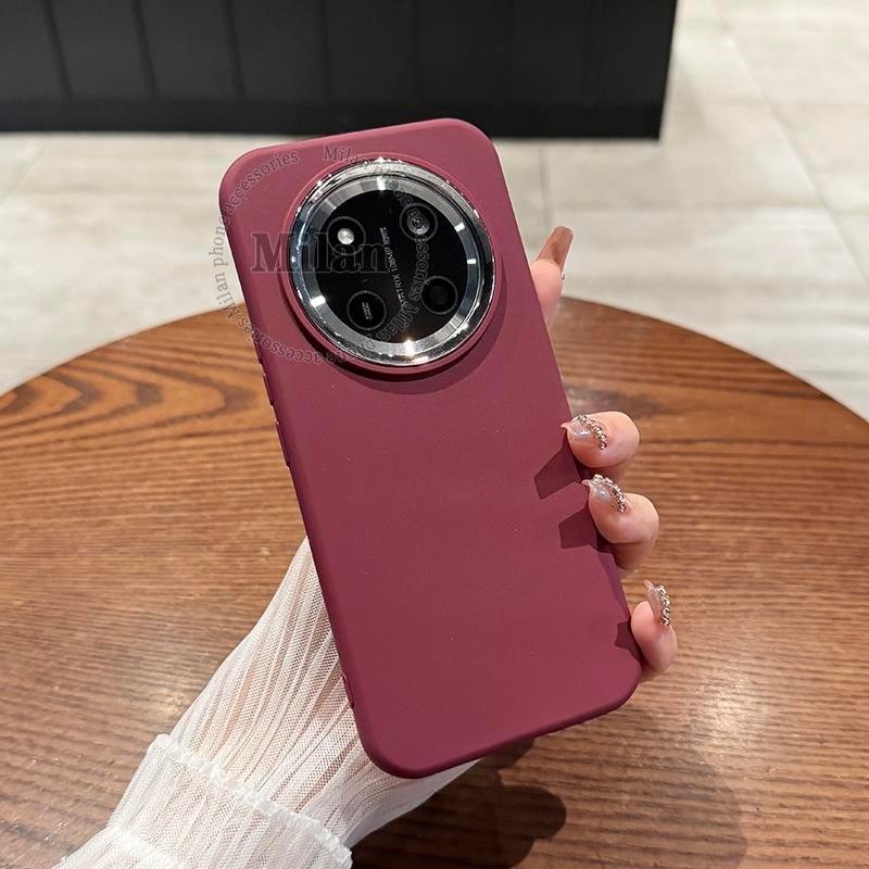 Ốp điện thoại Honor X9D X9C X9B X9A 5G Vỏ thông minh Honor X9C Vỏ mềm silicon màu trơn Vỏ điện thoại hấp thụ sốc Khung gương mạ điện