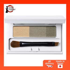 ORBIS Blend Eyebrow Compact (Includes Mirror Case and One Brush) - Charcoal Gray & Natural Brown- Direct from Japan
